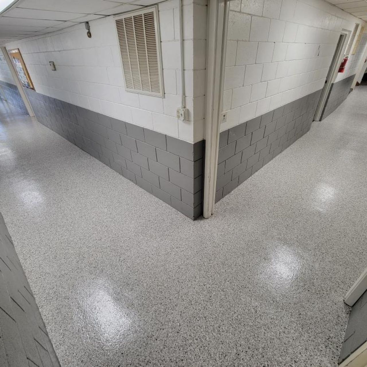 School floor coating the Lake of the Ozarks
