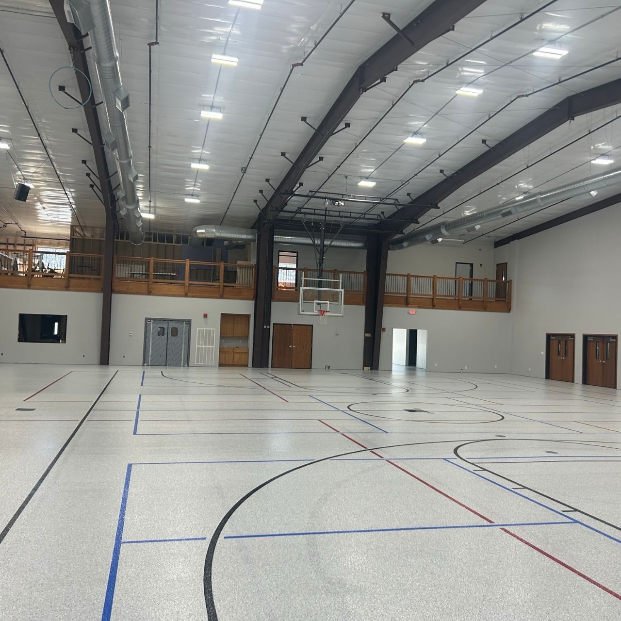 Church gym floor coating Lake of the Ozarks