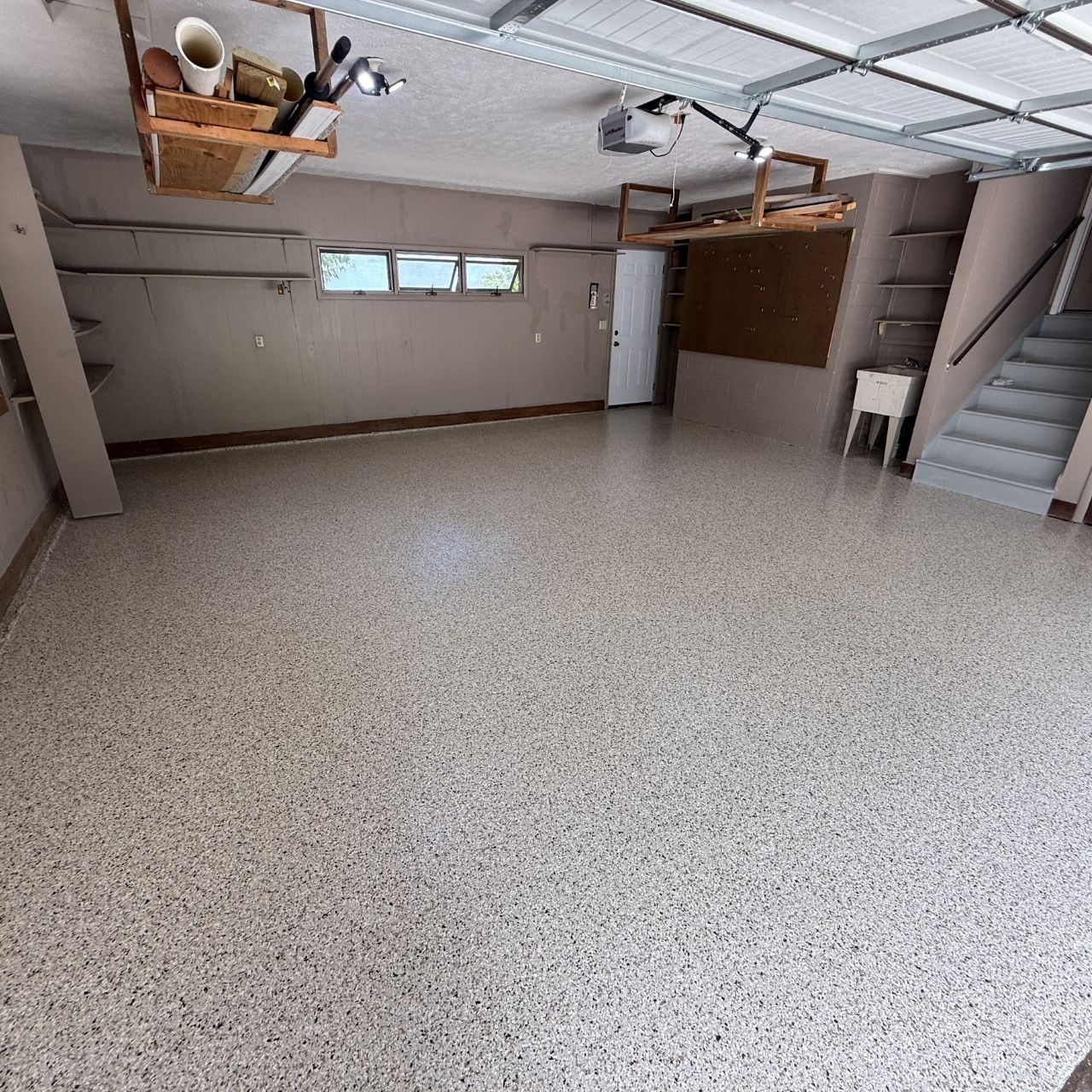 Polyaspartic garage floor Lake Ozark MO
