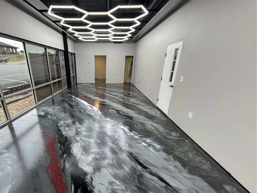 Metallic garage floor coating Eldon MO
