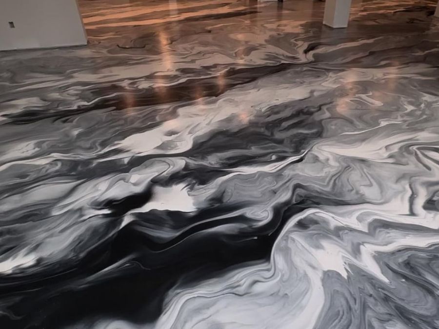Custom metallic floor coating Camdenton MO