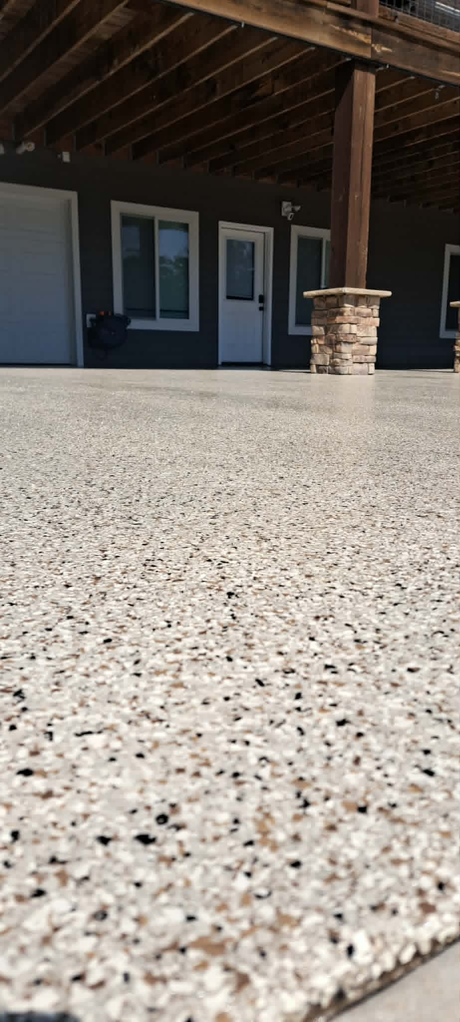 Patio outdoor concrete coating Osage Beach MO — Shipp-Mates Epoxy of the Ozarks